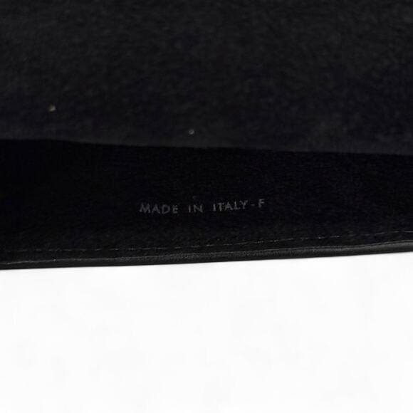 CHANEL Black Quilted Sunglasses Case Pocket Book Card Holder Organizer - Picture 4 of 7